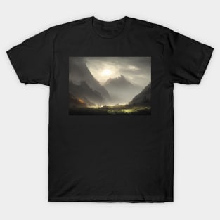 landscape pictures for wall grassy T-Shirt